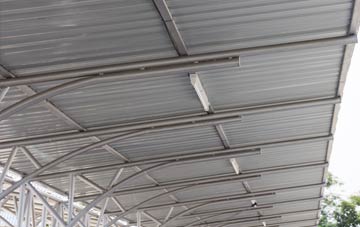 installing St Johns Chapel metal roofing